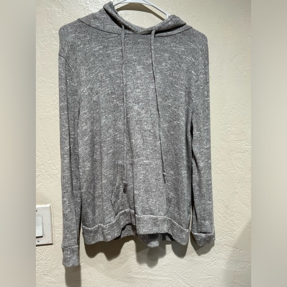 Pink Clover Tops - Pink clover hooded sweatshirt‎ size large gray